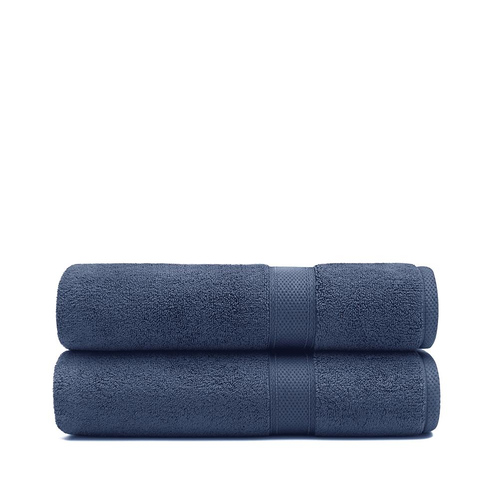 6-Piece Navy Ultra Soft Cotton Bath Towel Set