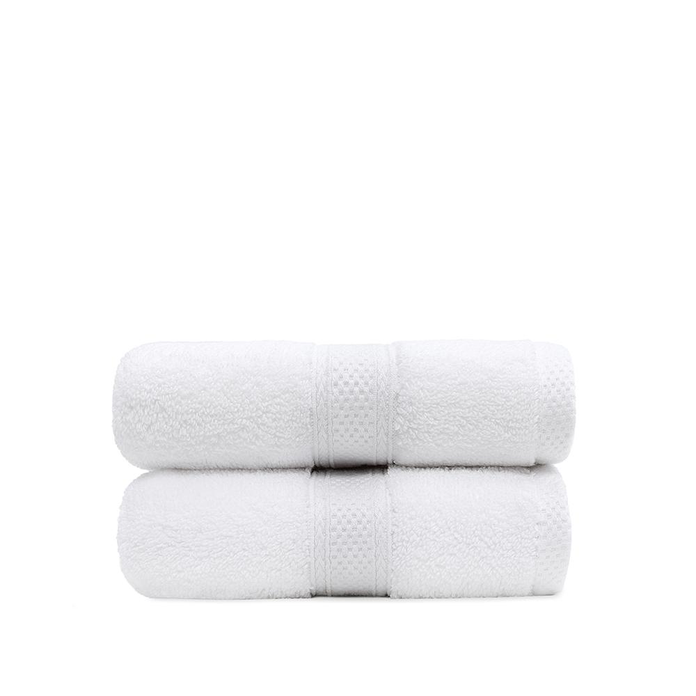 Standard Textile Hotel Luxury Lynova 100% Cotton, White, 6-Piece (2 of Each)